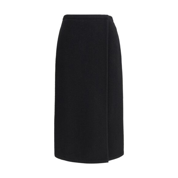 Rier Women Fleece Wrap Skirt In Pure Wool - Picture 1 of 3